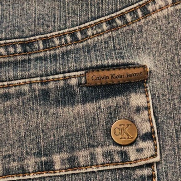 Vintage Calvin Klein Denim Skirt - 13 - Picture 10 of 11